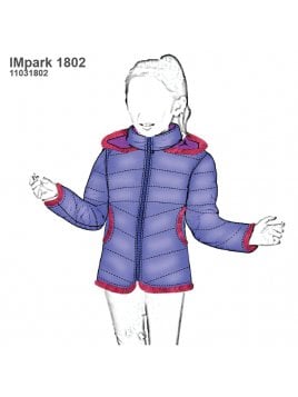 PARKA CORTA NIÑA 1802