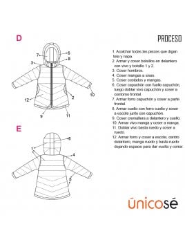 PARKA CORTA NIÑA 1802