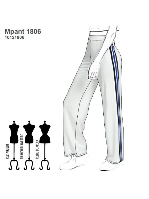 PANTALON RECTO MUJER 1806