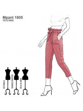 PANTALON CAPRI MUJER 1805
