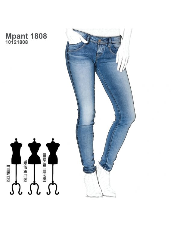 PANTALON JEANS MUJER 1808