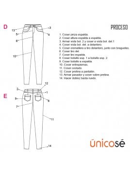 PANTALON JEANS MUJER 1808