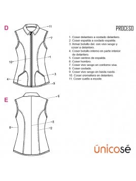 PARKA CHALECO MUJER 1801