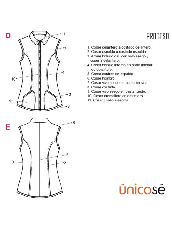PARKA CHALECO MUJER 1801