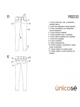 PANTALON JEANS MUJER 1807