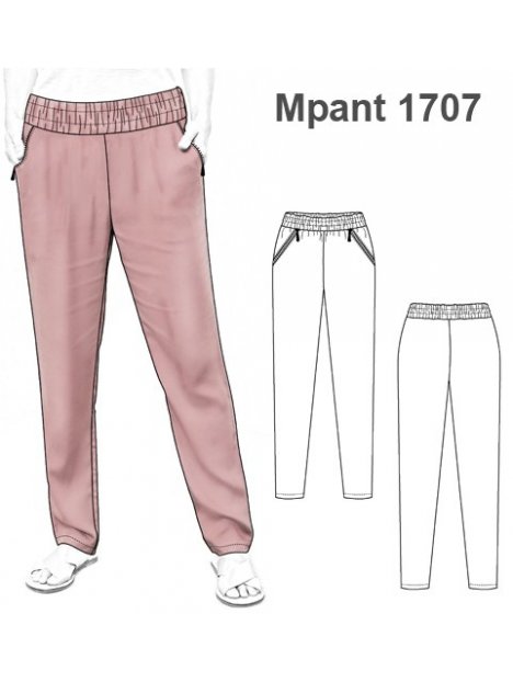 PANTALON BASICO MUJER 1707