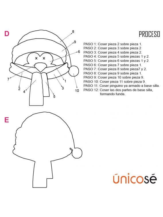 FUNDA SILLA NAVIDAD MAN 1806