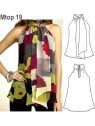 TOP CUELLO ALTO MUJER.