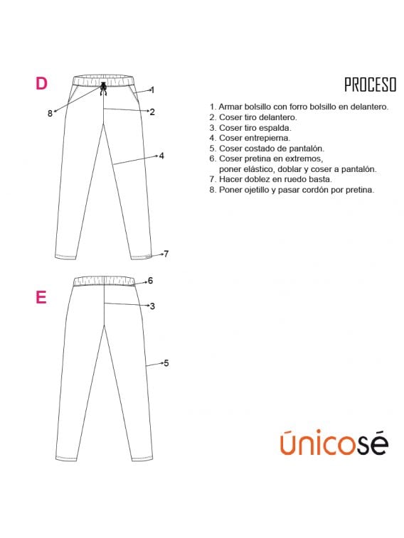 PANTALON BUZO SLIM HOMBRE 1601