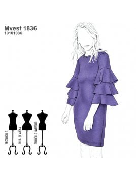 VESTIDO TUBO MUJER 1836