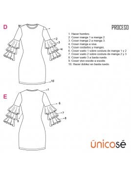 VESTIDO TUBO MUJER 1836