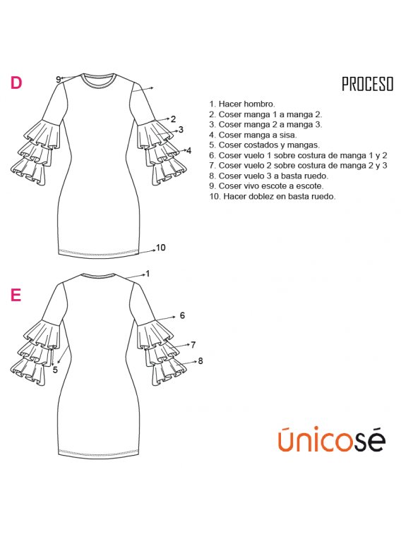 VESTIDO TUBO MUJER 1836