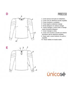 BLUSA CERRADA MUJER 1812