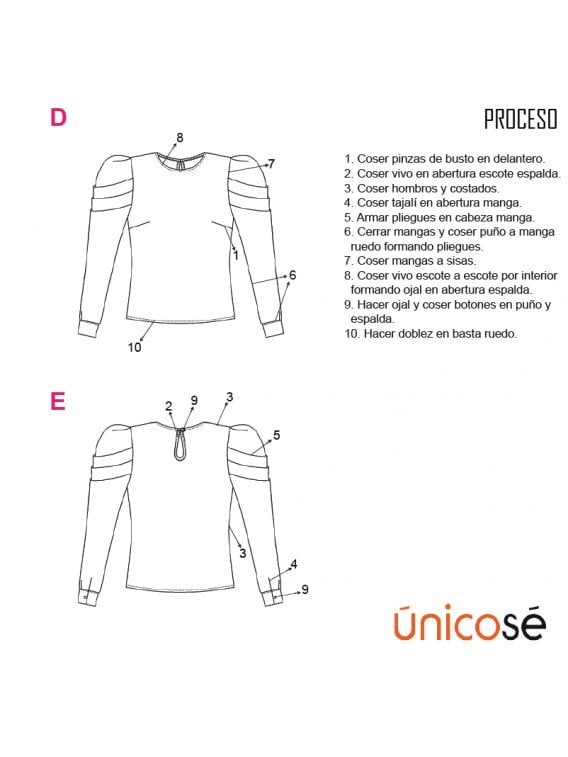 BLUSA CERRADA MUJER 1812