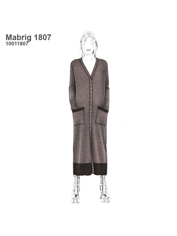 ABRIGO CARDIGAN MUJER 1807