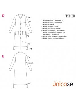 ABRIGO CARDIGAN MUJER 1807