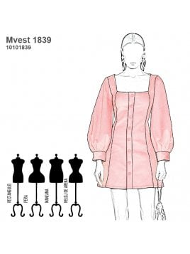 VESTIDO MINI MUJER 1839