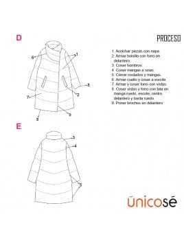 PARKA ABRIGO MUJER 1807