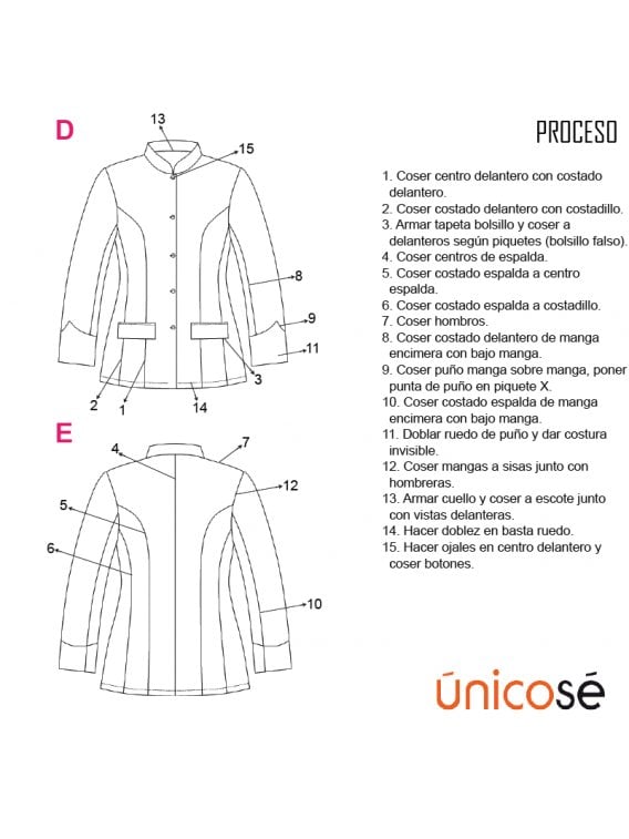 CHAQUETA GARZONA RT 1901