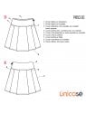 FALDA ESCOLAR CORTA TABLAS  1902