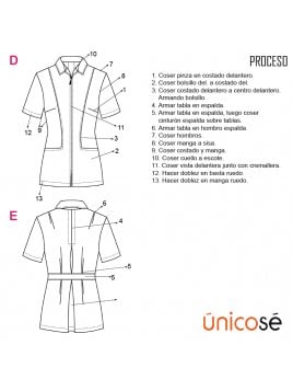 CHAQUETA TRABAJO MUJER RT 1903