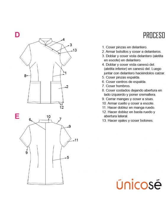 CHAQUETA TRABAJO MUJER 1908