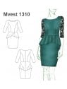 VESTIDO PEPLUM CORTE PRINCESA