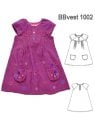 VESTIDO ALFORZAS BEBE