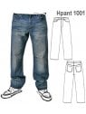 JEANS RAPERO HOMBRE, BOLSILLOS DELANTERO
