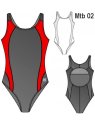 TRAJE  DE BAÑO DEPORTIVO MUJER 0902