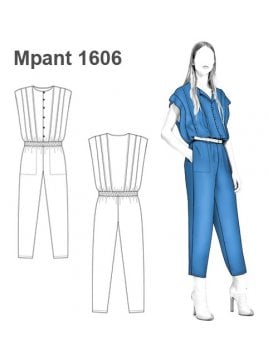 ENTERITO MONO CAPRI CROPPED PANT  MANGA