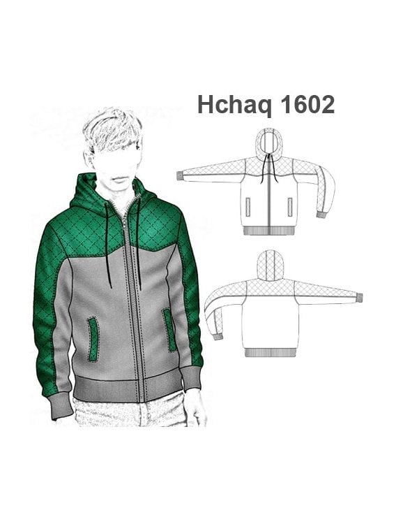 MOLDES CHAQUETA CAMPERA SPORT HOMBRE