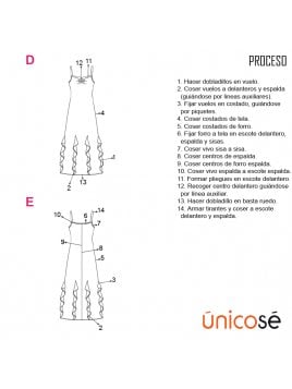 VESTIDO LARGO MUJER 1904