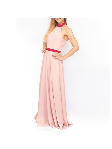 VESTIDO FIESTA HALTER MUJER 1837