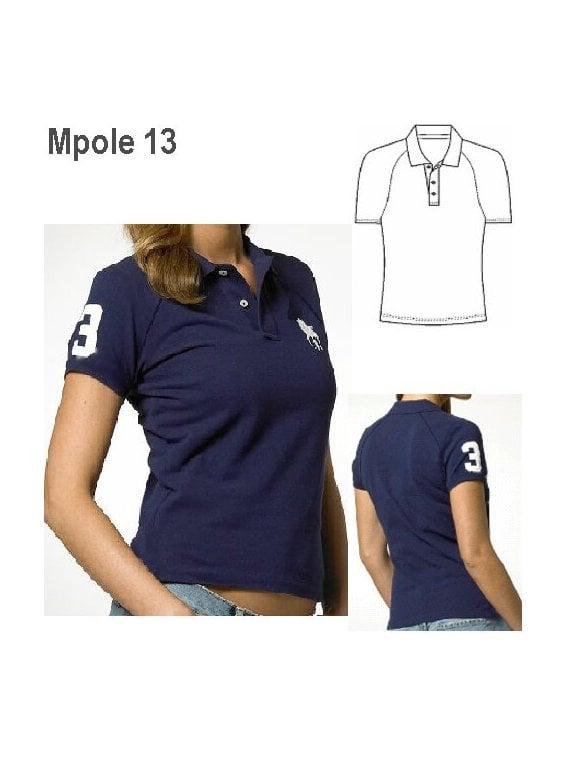 POLERA MANGA CORTA RAGLAND CUELLO, MANGA