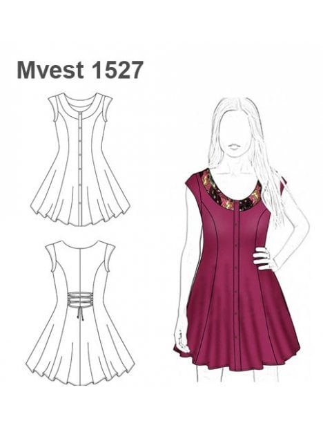 VESTIDO SUELTO MUJER 1527