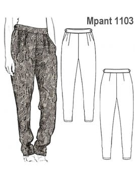 PANTALON BOMBACHO MUJER 1103