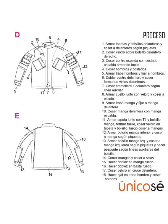 CHAQUETA TACTICA RT 1913