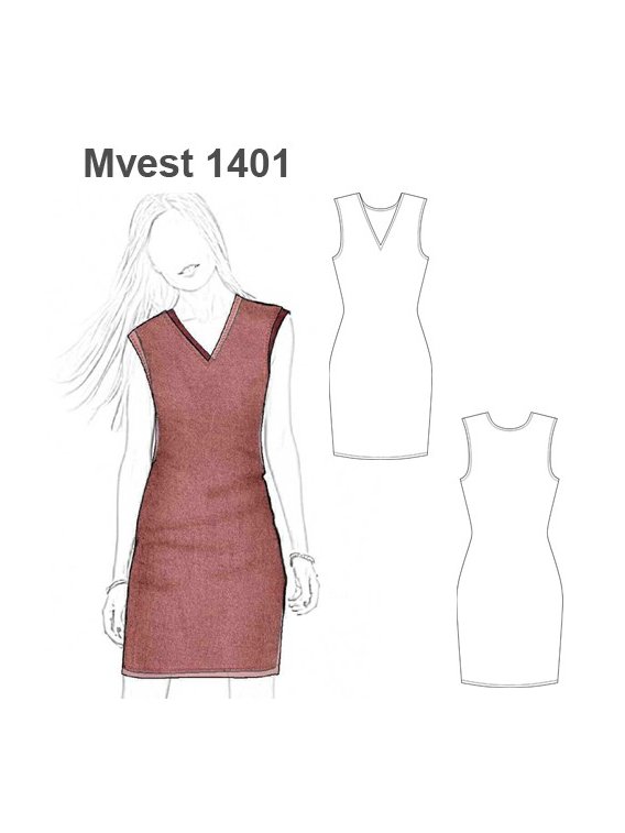 VESTIDO CORTO MUJER 1401