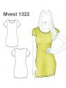 VESTIDO AJUSTADO MUJER 1322