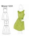 VESTIDO EVASE MUJER 1231
