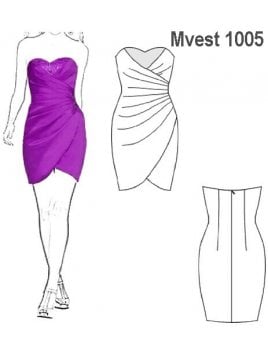 VESTIDO AJUSTADO MUJER 1005