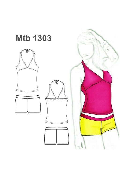 TRAJE DE BAÑO TANKINI MUJER 1303