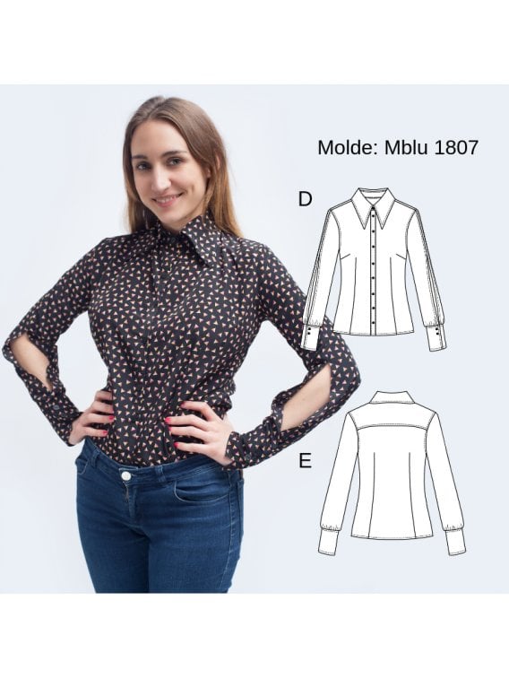 BLUSA CAMISERA MUJER 1807