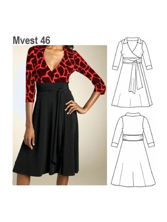 VESTIDO EVASE MUJER 0946