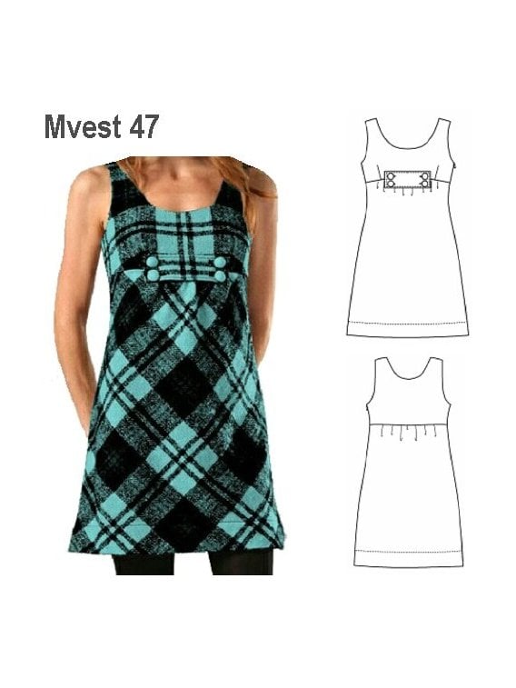 VESTIDO JUMPER MUJER 0947