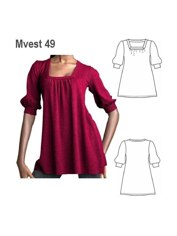 VESTIDO BLUSON MUJER 0949