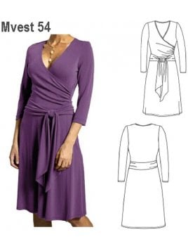 VESTIDO RECOGIDO MUJER 0954