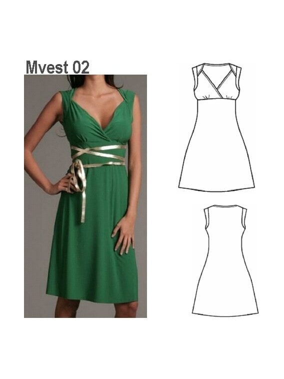 VESTIDO BASICO MUJER 0902