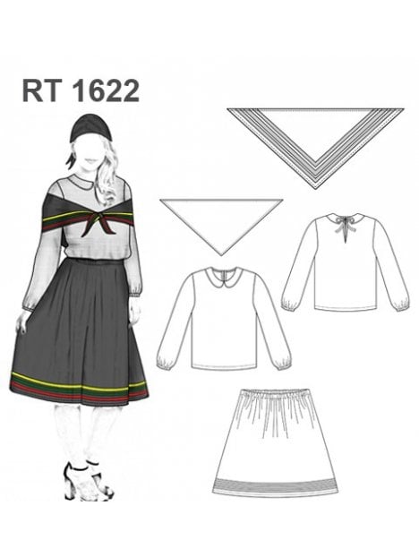 MOLDE: TRAJE NORTINO RT 1622